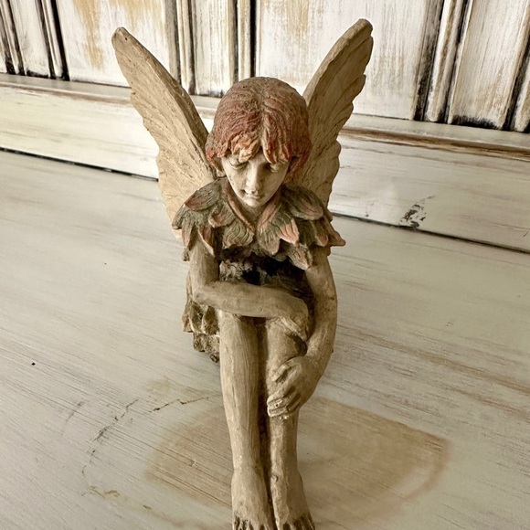 THE SECRET GARDEN, FAIRY FIGURINE. DELICATELY SCULPTED & CAST IN A QUALITY RESIN - Picture 5 of 8